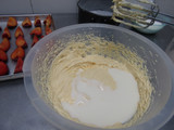 Torta de ciruelas frescas y  yogurt