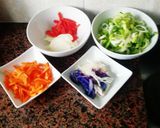 Foto del paso 1 de la receta: Empanadas de carne, vegetales y atún