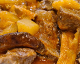 Foto del paso 5 de la receta: Ternera guisada con sitake y calabacín