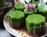 Foto langkah ke 5 dari resep Puding Lumut Coklat Duo.