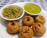 A picture of step 4 of Batti,chokha,chutney.