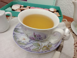 Preparación del té Mango y Bergamota