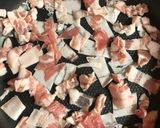 Sonkás baconos cukkinis csirkemell, tejszínnel és spagettivel recept fázis 2 fotója
