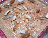 A picture of step 8 of Gajrela recipe.