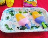 A picture of step 3 of Mango popsicle.