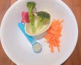 副食品* 花椰菜紅蘿蔔粥的食譜步驟1照片