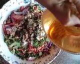 A picture of step 4 of Purple Cabage Salad.