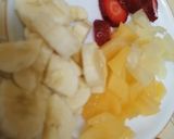 A picture of step 1 of Creamy Fruit chaat glass 🍧.