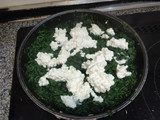 Lasaña de berenjena con espinacas y queso fresco