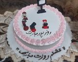 عکس مرحله 3 از دستور تزیین کیک روز پدر یا وکیل