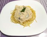 Foto del paso 17 de la receta: Spaghetti con salsa bechamel y pollo