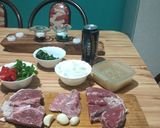 Foto del paso 1 de la receta: Centro de entraña a la cerveza negra en el disco