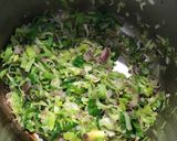 A picture of step 2 of Leek and Potato Soup.