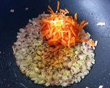A picture of step 2 of Mint Paneer Rice.