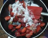 A picture of step 7 of Strawberry Cake - without Egg and Oven.