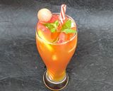 A picture of step 3 of Watermelon ice tea.