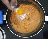 A picture of step 5 of Besan egg curry.