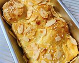 Hình bước làm 3 của món Bánh mì bông cúc nướng bằng nồi chiên không dầu (không cần nhồi)