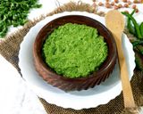 A picture of step 6 of Falahari green Chutney.