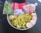 รูปขั้นตอนการทำที่ 1 ของ ผัดผักกาดดองหมูสับไข่​วุ้นเส้น​ #กินผักรักสุขภาพ1🎉