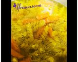 A picture of step 1 of Schezwan macaroni pasta with garlic mayonnaise.