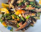 Foto langkah ke 4 dari resep Oseng pindang cabe ijo.