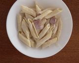 Pas rețetă Paste (penne) carbonara 1 fotografie