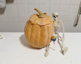 Foto del paso 1 de la receta: Calabaza rellena de carne