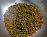 A picture of step 2 of Mogri Subzi.