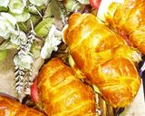 A picture of step 7 of Croissant Sandwiches 🥐 🥐.