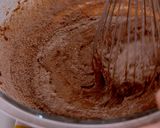 A picture of step 3 of Easy Chocolate Cake, moist and light-textured.