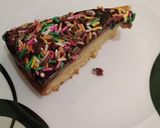 Foto langkah ke 5 dari resep Cake selai kacang & nutrigell chocolate topping.