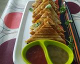 A picture of step 4 of Masala Potatoes Sandwich.
