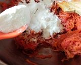 A picture of step 1 of Gajar ka halwa.