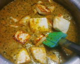 A picture of step 5 of Lehsuni Methi Paneer.