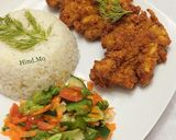 A picture of step 4 of Chicken Schnitzel.