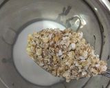 A picture of step 4 of Oats coconut milk with oats,anjeer dry fruits balls (laddu).