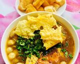 Hình bước làm 3 của món Bánh Canh Bột Mì Nấu Chay
