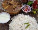 A picture of step 6 of Daal Gosht.