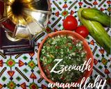 A picture of step 2 of Lebanese Tabbouleh Salad.