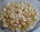 A picture of step 1 of Spanish Potato and Chorizo Tortilla.