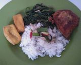 A picture of step 5 of Stir-fried Kangkung (water spinach).