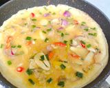 Foto langkah ke 3 dari resep Telur dadar special ala Binsele.