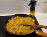 Foto del paso 4 de la receta: Cuscús Vegetal de Brócoli y Zanahoria con Huevo Mollet, Emulsión de Yogur y Compota de Cerezas