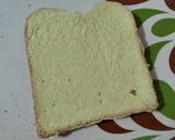 Foto langkah ke 2 dari resep Chocolate Cheese Almond Sandwich.