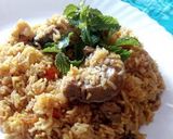 A picture of step 1 of Fish biriyani.