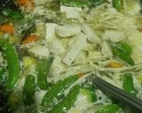 Gambar langkah 4 resipi Mee Suah Vegetarian.