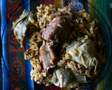 Foto del paso 2 de la receta: Arroz con costilla de cerdo y alcachofas