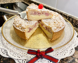 Foto del paso 20 de la receta: Pastel con crema y fresas en almíbar