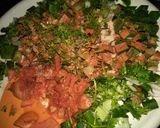 A picture of step 2 of Green salad.